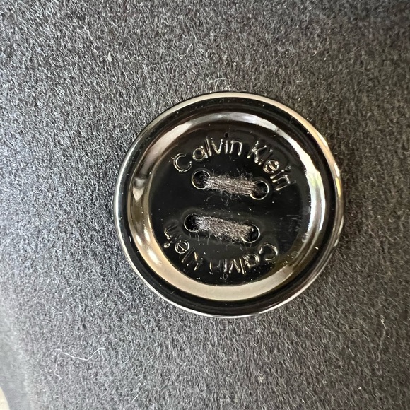 Calvin Klein Wool and Cashmere Pea Coat - Picture 3 of 7